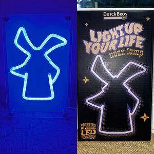 *NEVER OPENED* LED Dutch Bros Neon Light 💙✌🏻